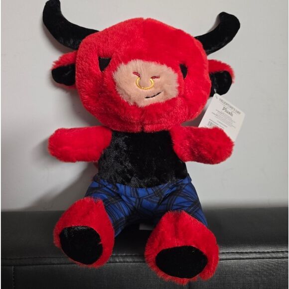 Way To Celebrate Valentine's Day Christmas “Bull Heartbreaker” Red Plush 10” NWT - Picture 3 of 5